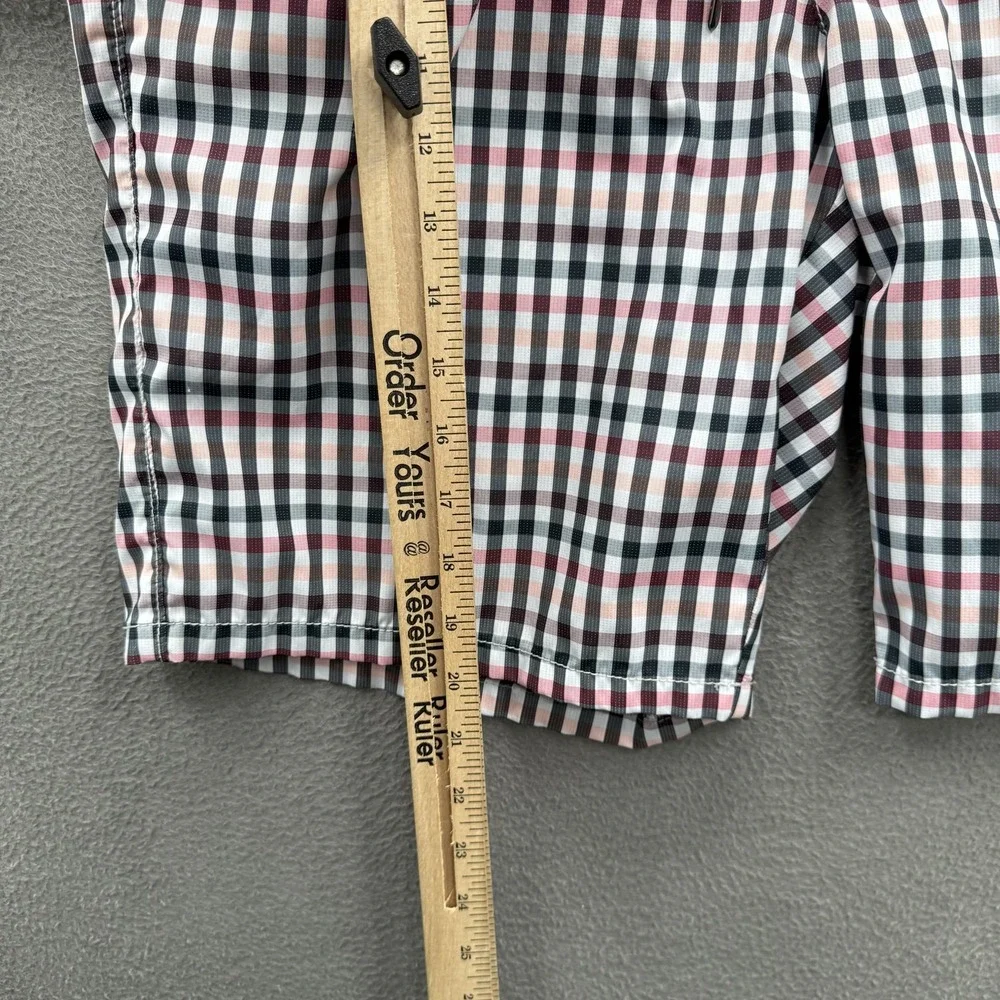 Tommy Bahama Board Shorts Mens 34 Multicolor Check Swim Trunks UnLined Beach